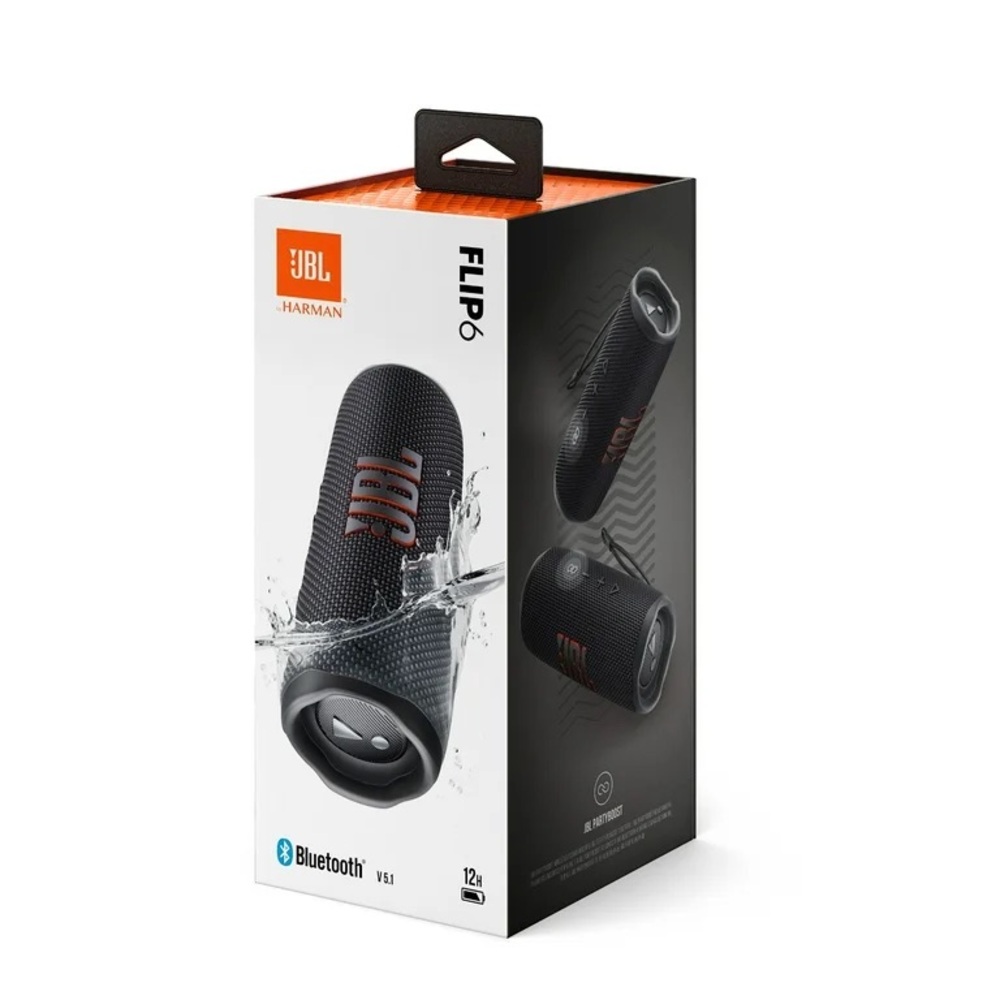JBL Black Portable Bluetooth Speaker with High-Quality Audio